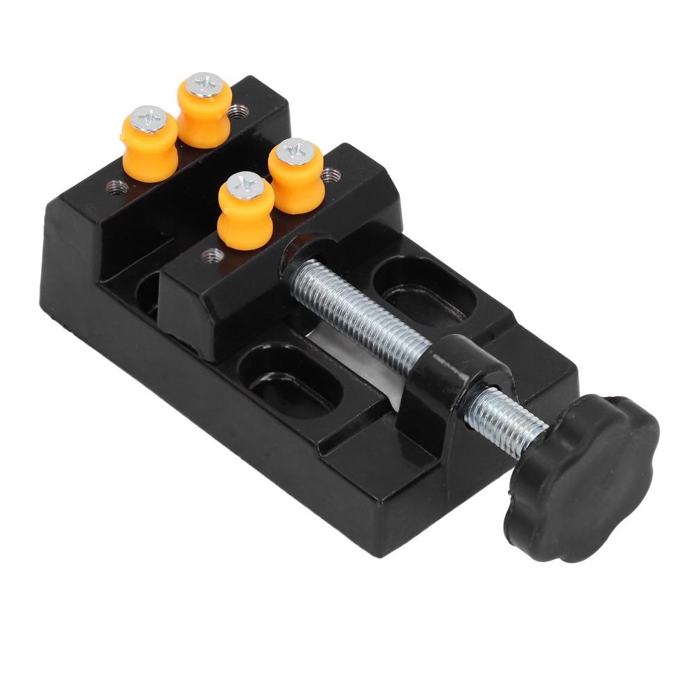 0-1.2 Inch Clamping Range Mini Bench Vise Flat Table Design Small Table Clamp DIY Jewelry Making