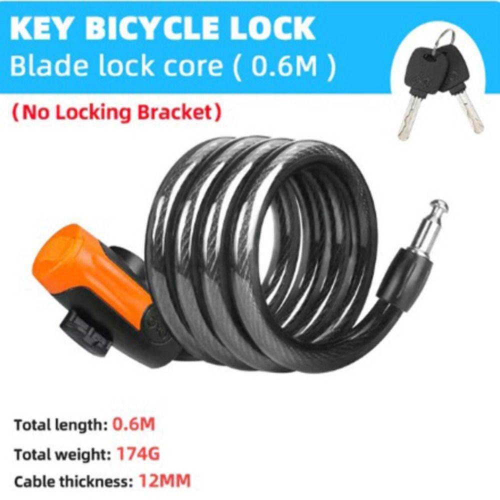

Замок для горного велосипеда из нержавеющей стали, цинковый сплав, стальной противоугонный замок для велосипеда, горный велосипед 60cm