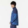 Mizuno Breath Thermo Warmer Training Pageant Blue Jacket, Moisture-Wicking, Water-Repellent, Windproof, Brushed, 32MEB541, Men's,