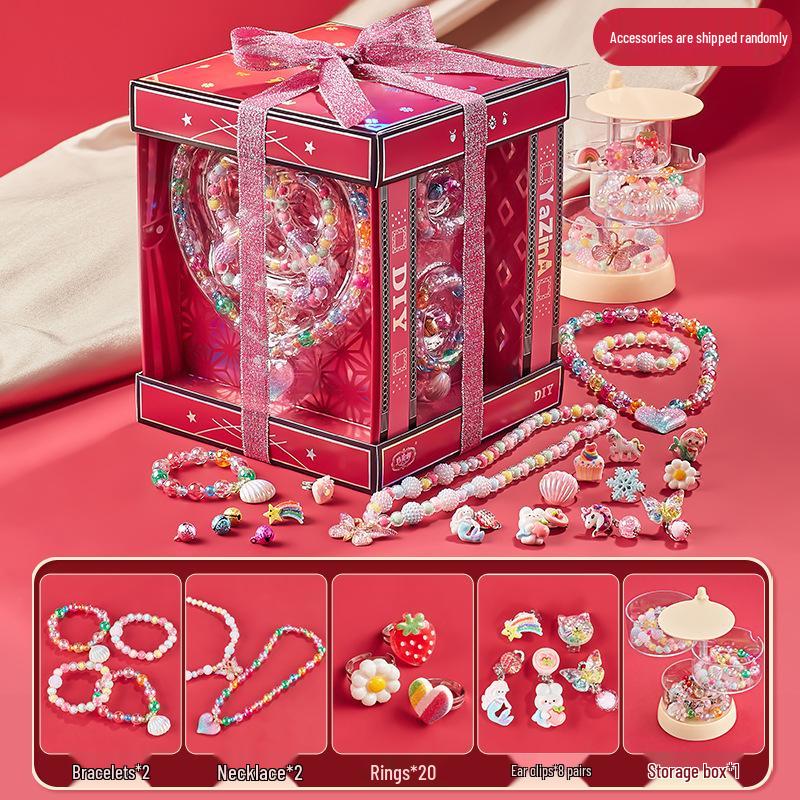 

Набор для создания браслета и ожерелья Treasure Girl DIY из бусин для детей
