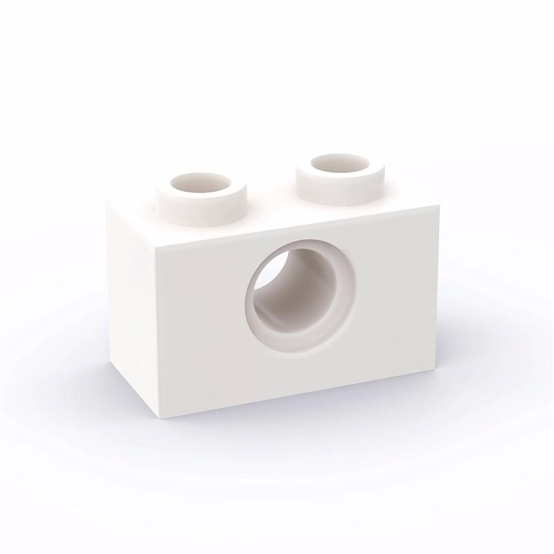 3700 Brick 1 x 2 with Hole Bricks Collections Bulk Modular GBC Toys For Technical MOC DIY Building Blocks Compatible