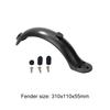 Scooter Rear Fender Wings with Screws Scooter Mudguard Wings Bracket for M365