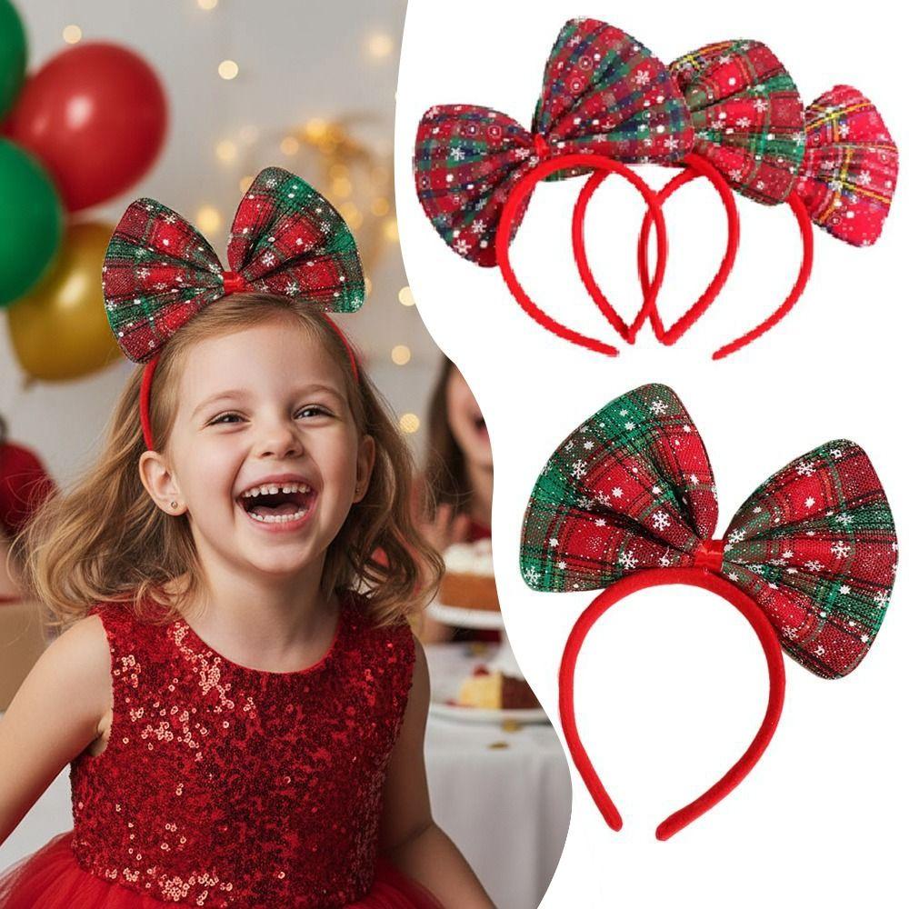 Cute Christmas Themed Headband Shiny Cosplay Hairband  Merry Christmas Decorations