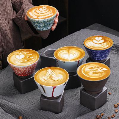 Stoneware Coffee Mug Set, Niche Japanese Vintage Pour-over Latte Cup, Afternoon Tea Cup, Creative Ceramic Mug