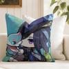 Game Genshin Impact Clorinde Cushion Cover Natural Linen Double Sided Print  Throw Pillow Case for Sofa Couch Home Decor
