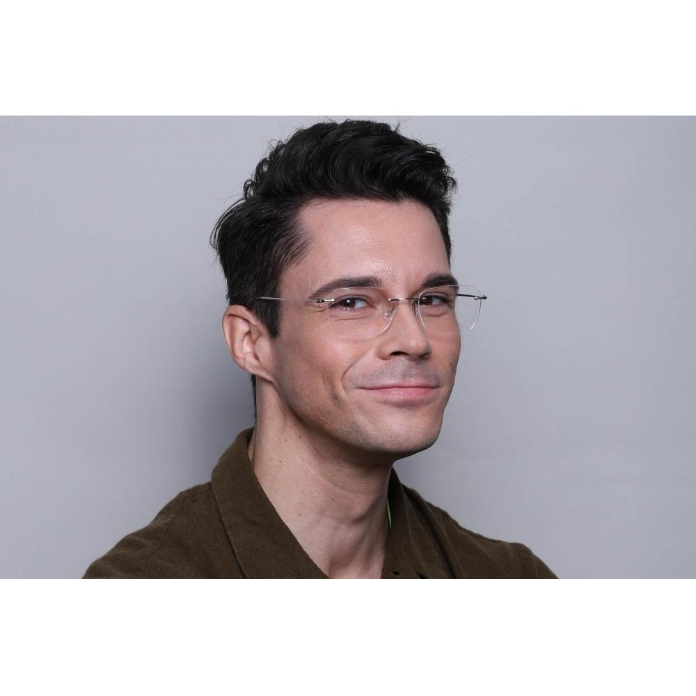 Rimless Rectangle Gold Smartbuy Collection Merry Tt 3gh 001 Fashion Unisex Eyeglasses