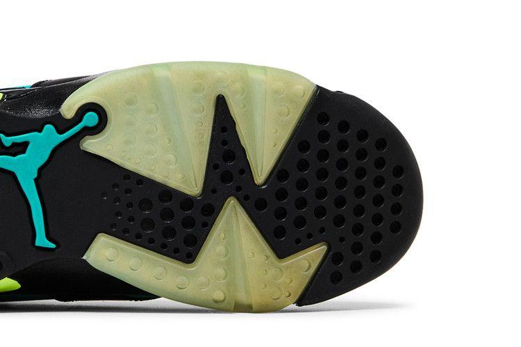 Kids' Sneakers Jordan 6 Retro Turbo Green (GS) Black/Volt Ice-Turbo Green-Black