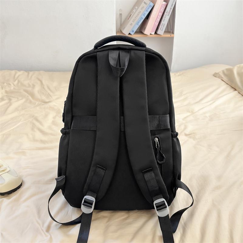 Cartoon Student Schoolbag Color Contrast Large Capacity Backpack with Coin Purse