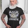 Rage Consumes Me Cat Shirt, Kitty Graphic Tee, Funny Cat Meme T-Shirt, Vintage Cat Tee, Silly Cat Shirt, Weird Humor Y2K Style Unisex Shirt