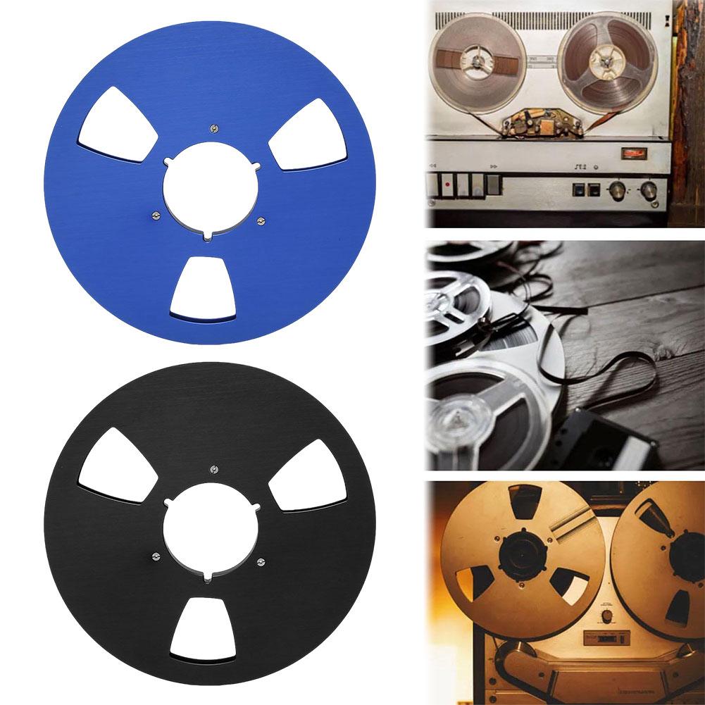 1/4 10.5 Inch Blank Tape Reel Aluminum Alloy Empty Tape Reel Recording Takeup Reel Replacement Opening Machine Part