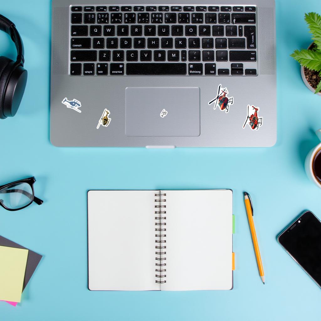 35pcs-100pcs Decals  Vinyl Vehicle Stickers Helicopter Stickers Transport Stickers for  Musical Instruments Phones Suitcases