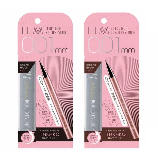 ILM - Ultra Thin Liquid Eyeliner LE01 Sharp Black