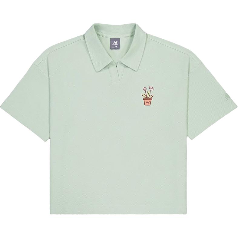 New Balance Heartfelt Living Polo Shirt Women s Green NFE26112-MT L