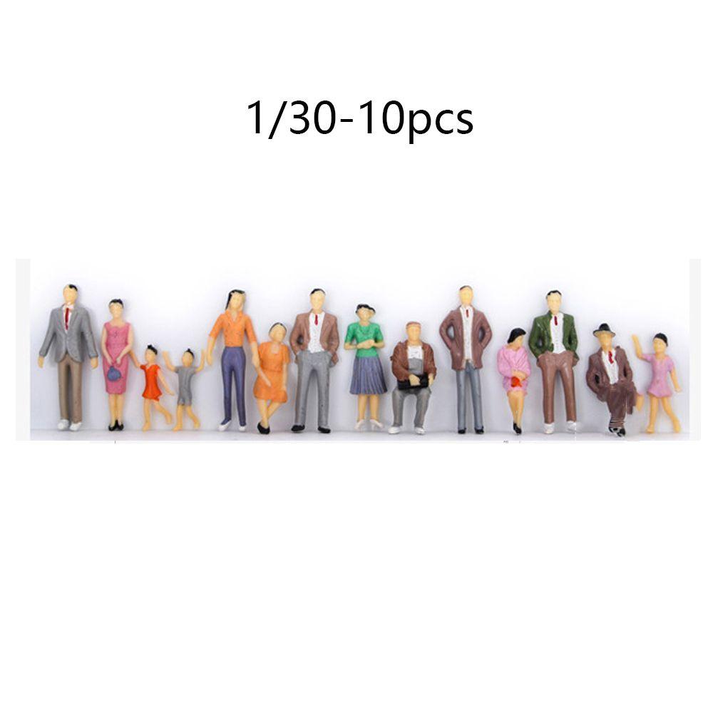 Scale Garage Kit Hand-made DIY Character People Figures Building Passengers ABS Model