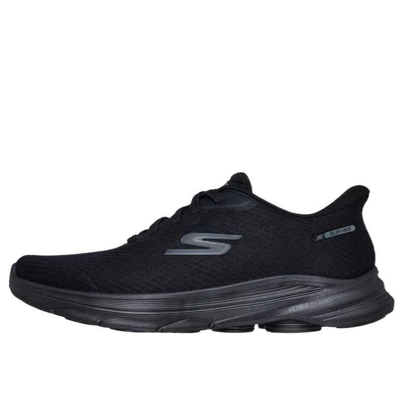Skechers Slip-ins GO WALK 8 - Pate Men Solid Color Low Top Walking Shoes 216783-BBK 40