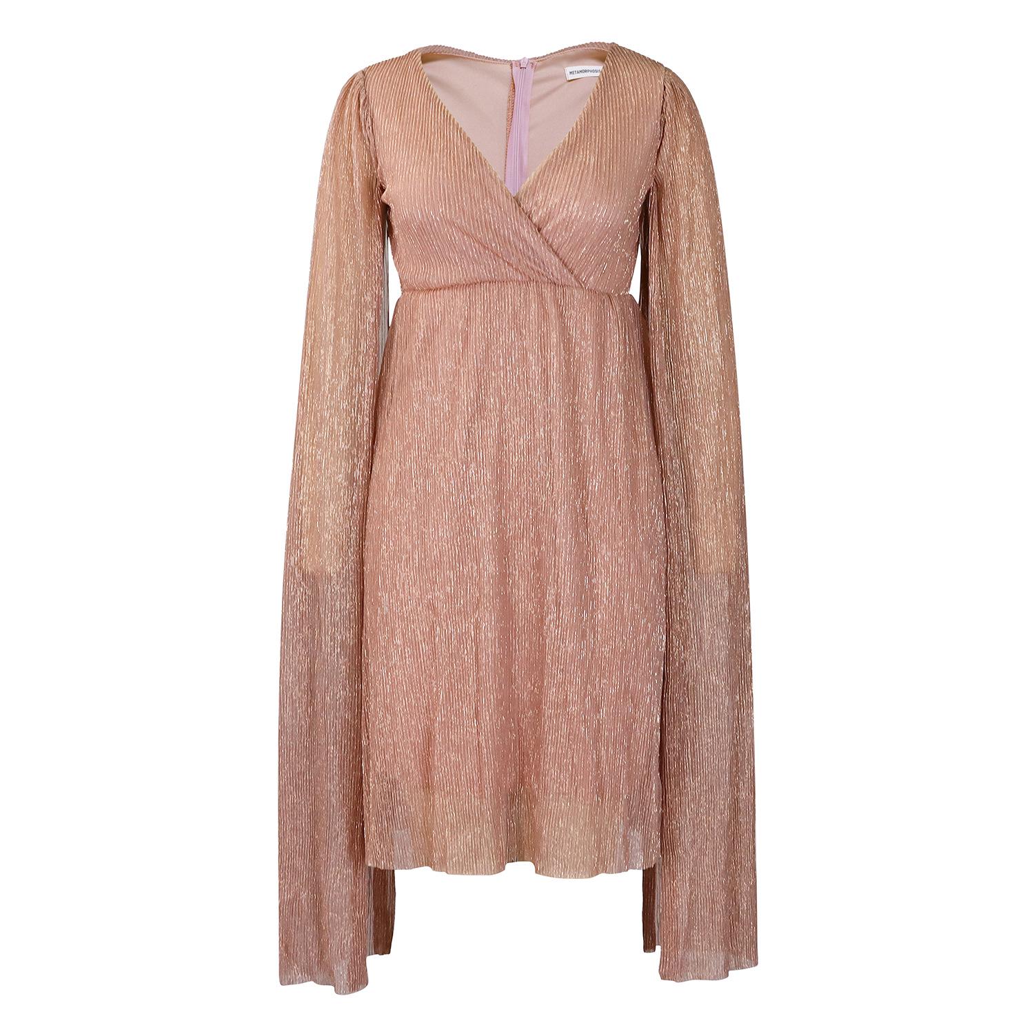 

Элегантное вечернее платье с V-образным вырезом и длинными рукавами для женщин - зимняя мода в африканском стиле XXXL розового золота