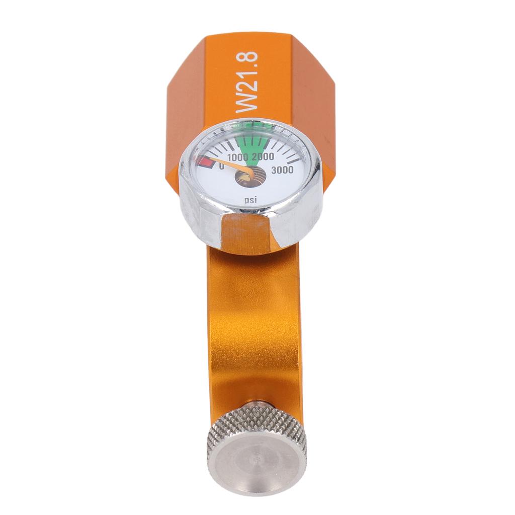 W21.8 Soda Carbonator Refill Adapter Professional High Accuracy CO2 Refill Adapter with Pressure Gauge and Deflating
