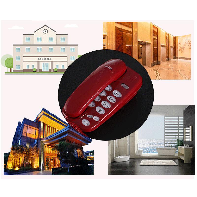 English Wall Mount Telephone With Basic Calling For Office Use