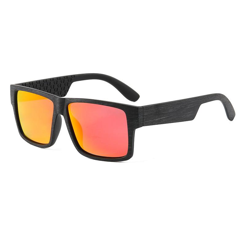 Polarized Fashion Driver Driving Sunglasses Wood Grain UV Resistant Glasses Men's Factory Processing Custom