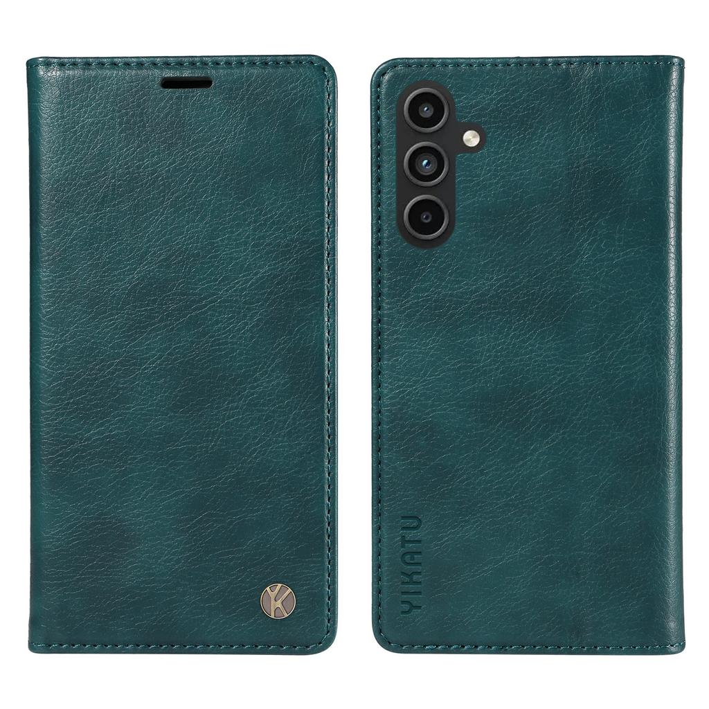 YIKATU YK-006 For Samsung Galaxy A15 4G/5G Case Anti-scratch Wallet Leather Phone Cover