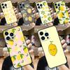Lemon Fruit Case For Xiaomi 15 Ultra 13 14 11T 12T 13T 14T Pro Cover For POCO F7 F6 F5 X3 X5 X6 X7 Pro