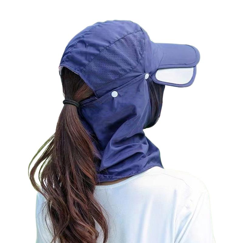 Sommervisirhatt for kvinner Hurtigtørkende Justerbar Bredbremmet Solbeskyttelseshatt Pustende Solkrem UV-beskyttelse Hatt Gaver