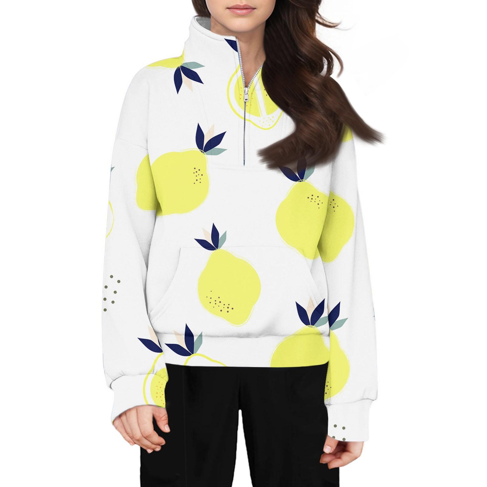 

Толстовка с застежкой-молнией для девочек, свитер с застежкой-молнией, толстовки, осенняя одежда 160 жёлтый