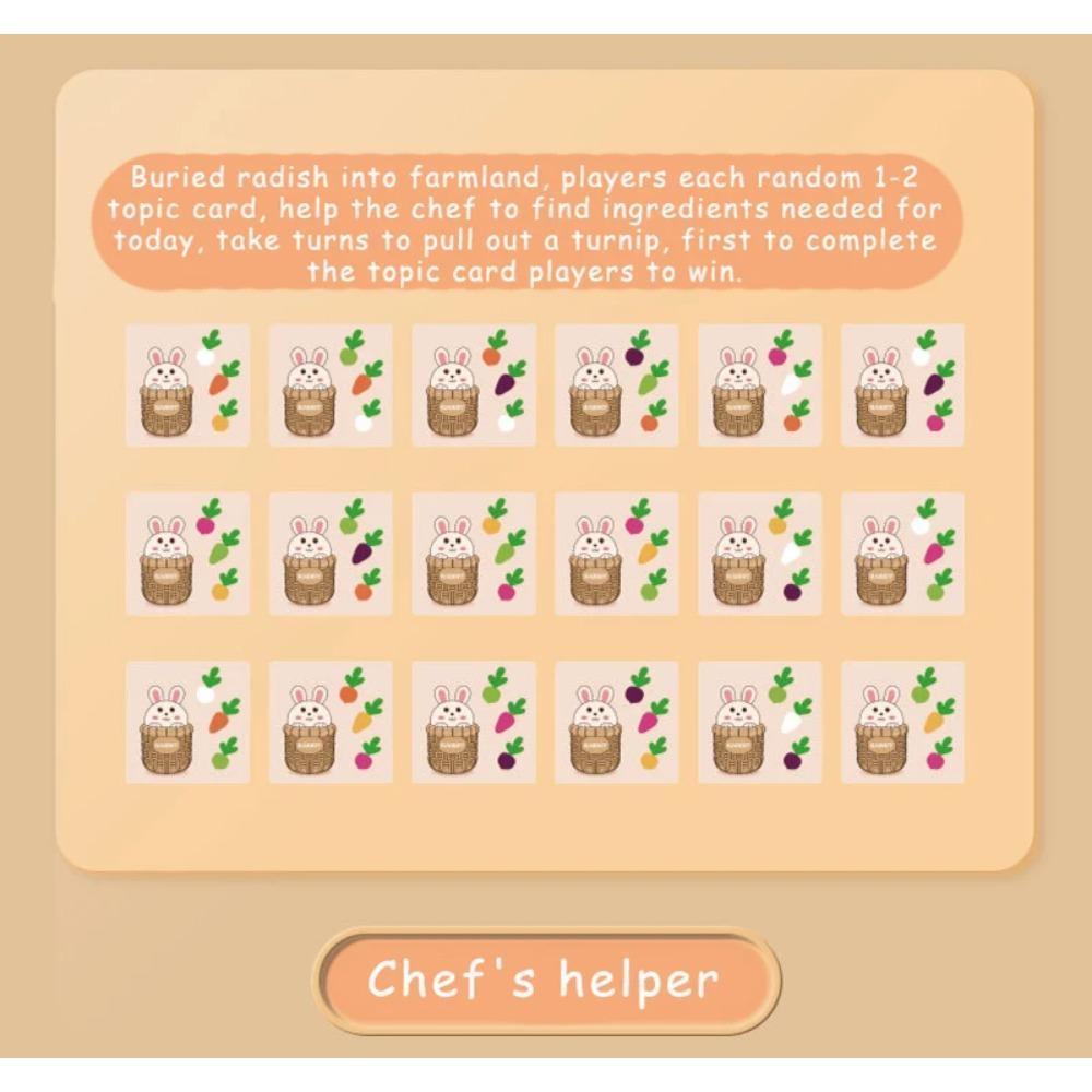 Toddler Montessori Math Toy Radish Harvest Memory Game Number Sense Scale Learning Counting Early Education Parish Teaching  AID