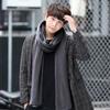 Color Imitation Cashmere Thickened Women Winter Scarves Knitted Shawls Korean Long Shawls Wraps