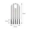 Multifunctional Flexible Gap Cleaning Brush Multi-Function Cup Brush Soft Brush Keyboard Cleaner Household Car Cleaning Tool White&Grey