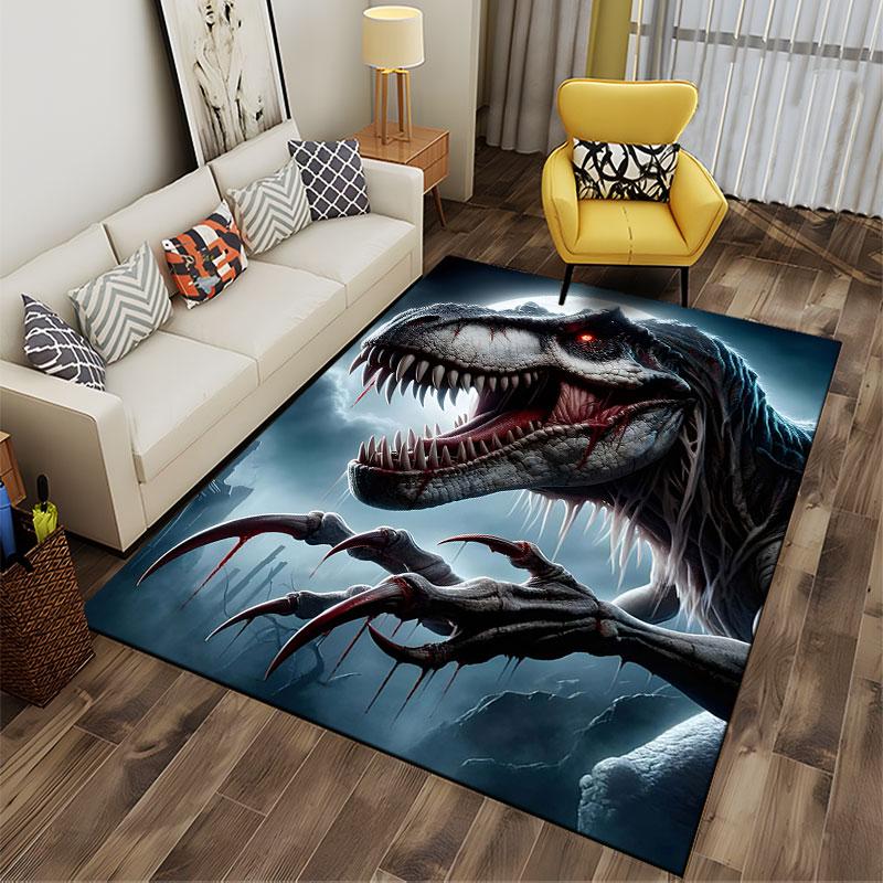 "Dinosaur Moonlight Horror Carpet" suitable as a non-slip mat for the living room or bedroom sofa