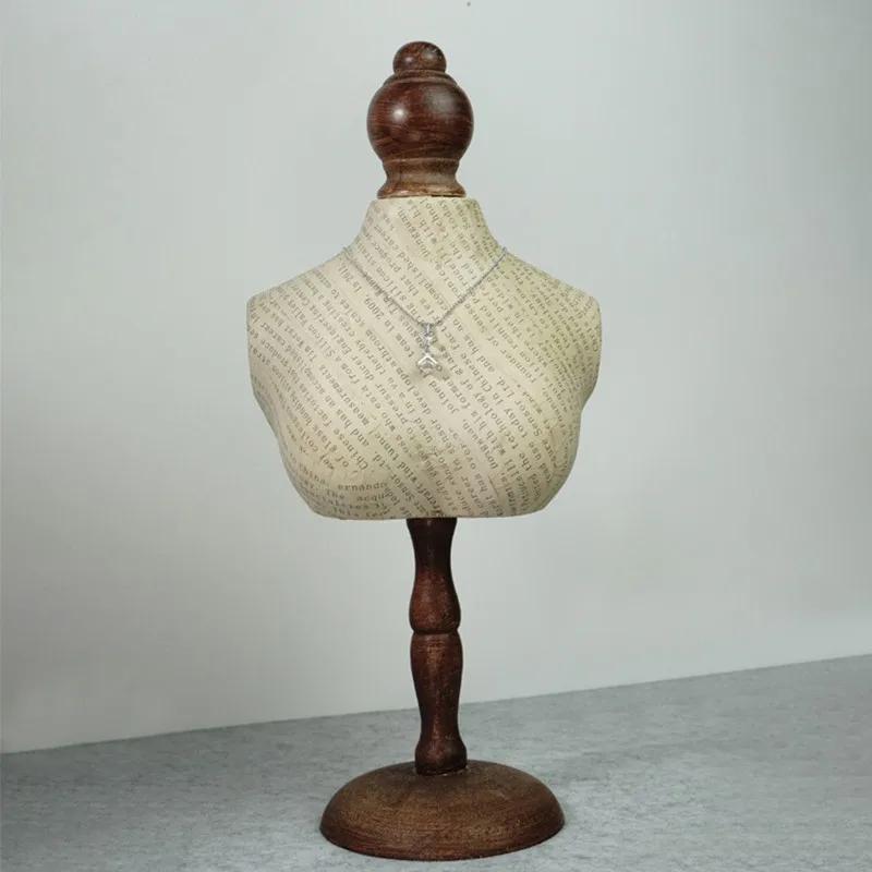 Necklace Display Stand Jewelry Earing Ring Display Chain Bust Stand Scarf Holder Mannequin Model Ornament Bedroom Decoration