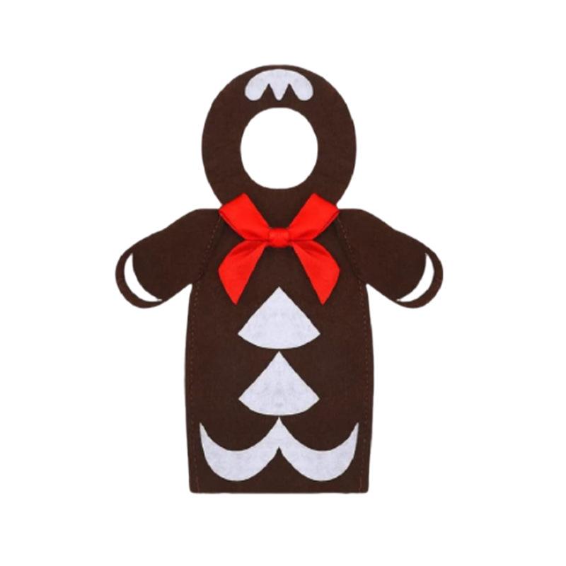 

Christmas Elf Doll Clothes Gingerbread Man Snowman Spirit Christmas Suit For Kids Good Gift Nice Decor Safe Use