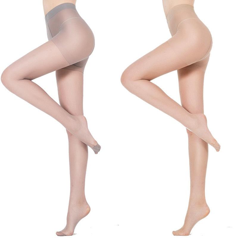 1/2/S Stockings Women Skin Color Tights Tear Resistant Anti-Cored Hook Wire Pantyhose Black Socks Slim Ultra Thin Leggings