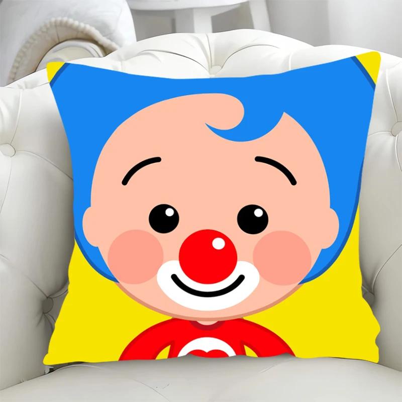 

Cushion Covers 45x45 P-Plim Plim Decorative Pillowcases 40x40 Fall Decor Lounge Chairs Pillow Hugs Short Plush Duplex Printing 12x12Inch