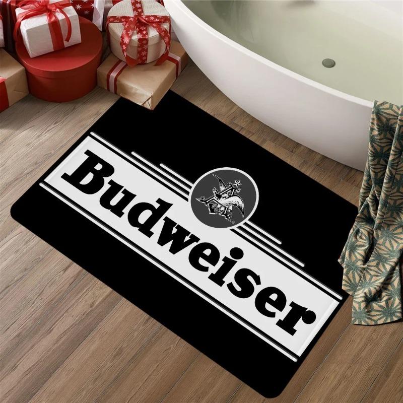 King of Beer B-Budweiser Carpet Living Room Sofa Bedroom Balcony Door Mat Kids Room Home Decoration Anti-Slip Large Area Rug