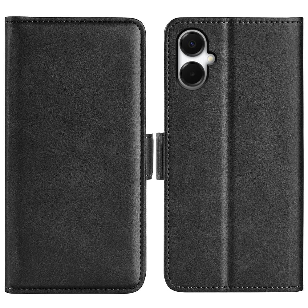 For Samsung Galaxy A06 5G Case Calf Texture Leather Wallet Phone Cover
