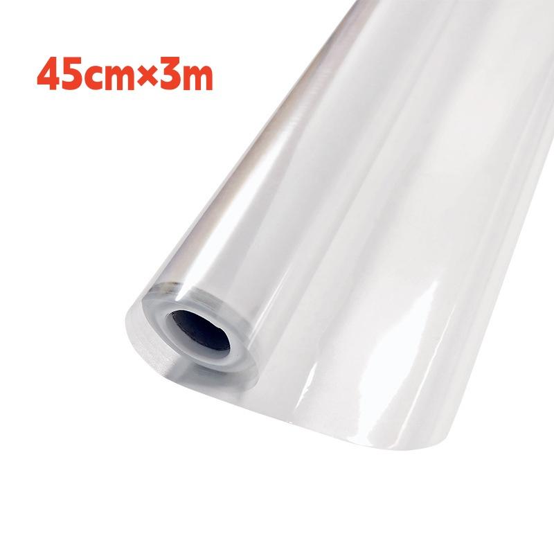 Static Cling Wall Protector Transparent Adhesive Free Tool Free Installation Waterproof for Kitchen Backsplash Wall Guard No Damage 45cm×3m