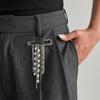 Sweet Cool Metal Chain Tassel Brooches for Women Men Fashion Silver Color Imitation Pearl Beaded Multi-Layer Brooch Jewelry