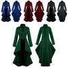 Elegant Women Vintage Medieval Tuxedo Gothic Tailcoat Perfect For Cosplay Costume
