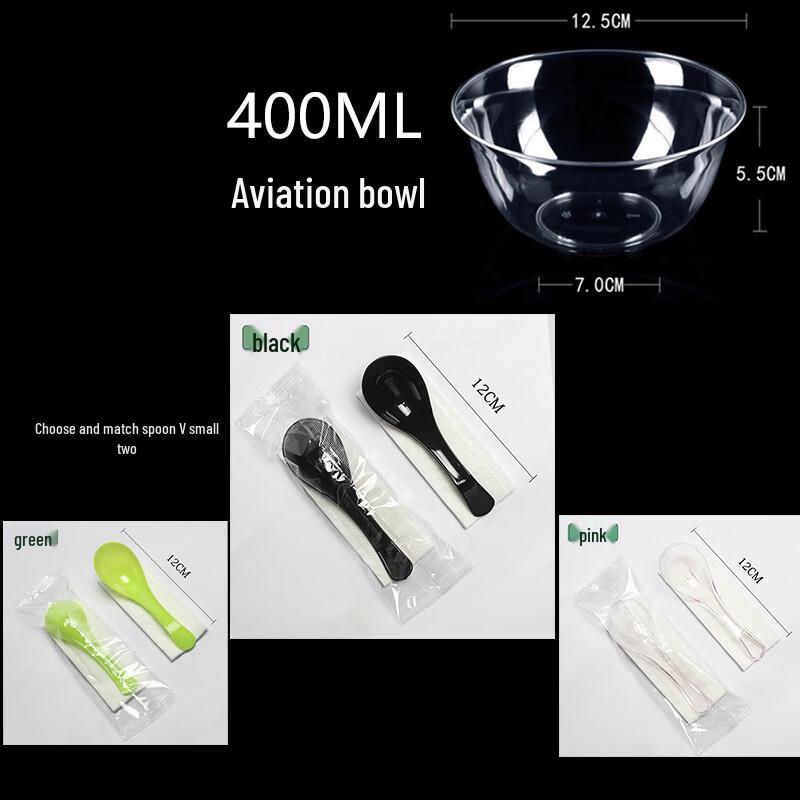 Crystal-Clear Hardened Disposable Soup Bowl