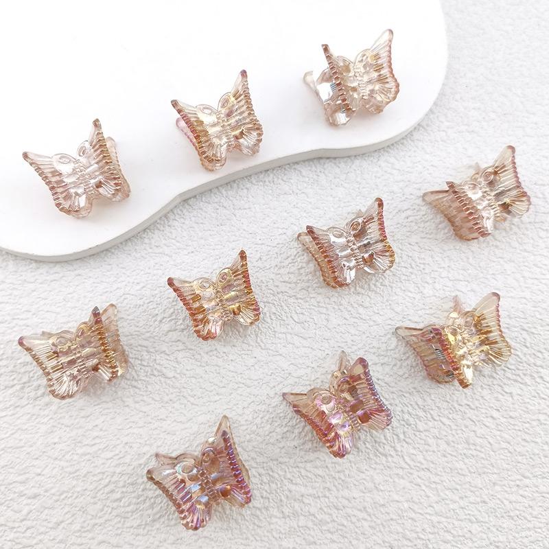 

10 шт. Мини-зажимы для волос в виде бабочек, красочные, модные, милые, маленькие зажимы, разноцветные заколки для волос для девочек, заколка для волос, аксессуары для волос