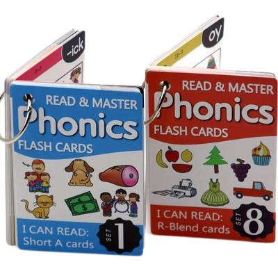 İngilizce Fonetik Flaş Kartları Çocuklar 107 Gruplar/set Kökler Montessori Öğrenme Çocuklar İçin Eğitici Oyuncaklar Öğretim Araçları Bebek Kartı