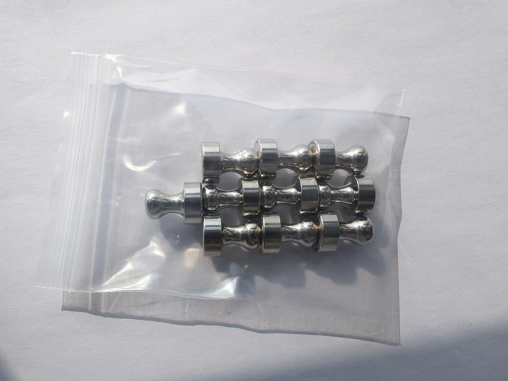 Pack of 10 for Whiteboard Fridge Magnets Strong  Push Pin Magnets Small Refrigerator Magnets for Classroom School Office Adults