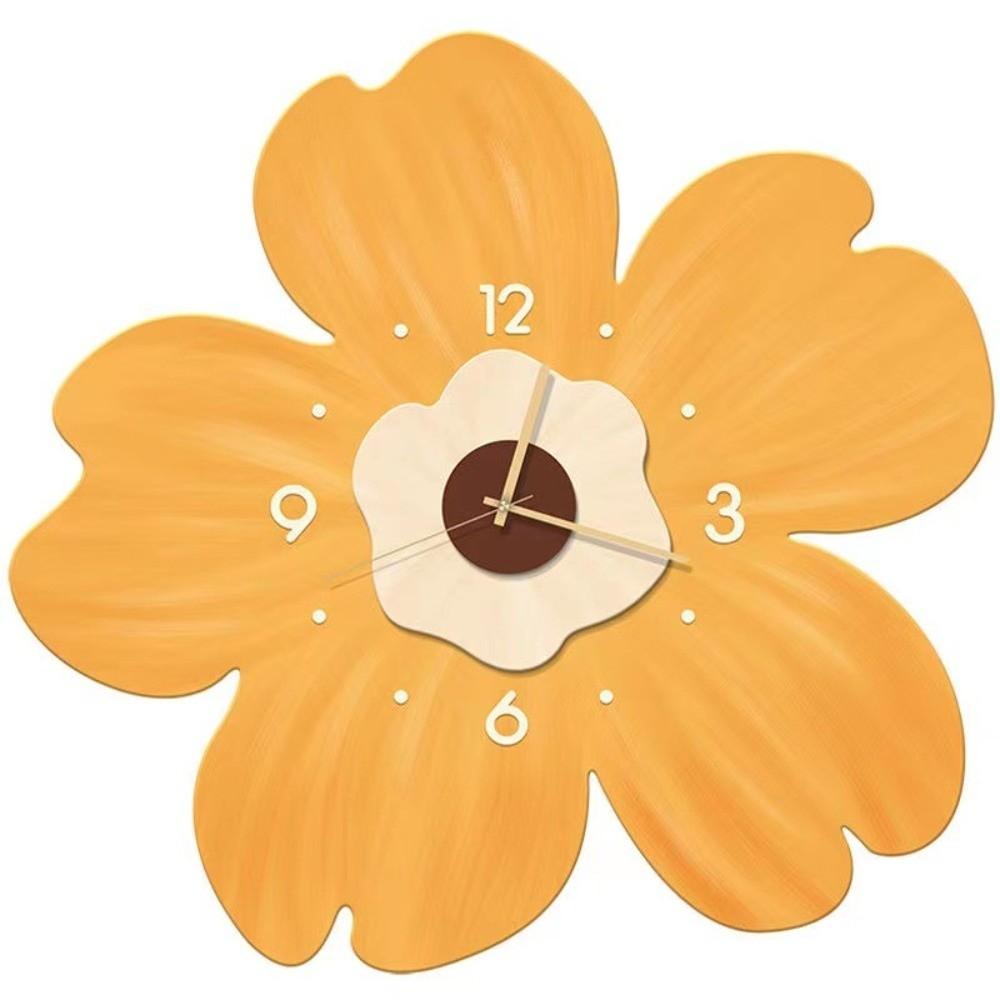 Slient Decor Flower Creative Clock 30cm Home Clock Fashion Simple Wall Clock  Birthday Gifts