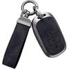 YO&YOYE Compatible With Honda Key Fob Cover With Keychain Leather Key Case Protector For  Honda Accord Civic CRV Pilot Odyssey 11Th Gen Smart Key