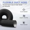 Insulated Dryer Vent Hose Aluminum Foil Exhaust Pipe Professional Air Ducting  Ventilation