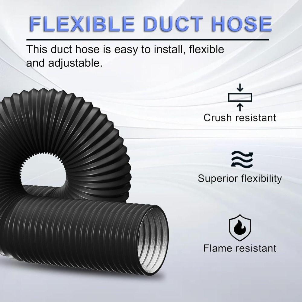 Insulated Dryer Vent Hose Aluminum Foil Exhaust Pipe Professional Air Ducting  Ventilation