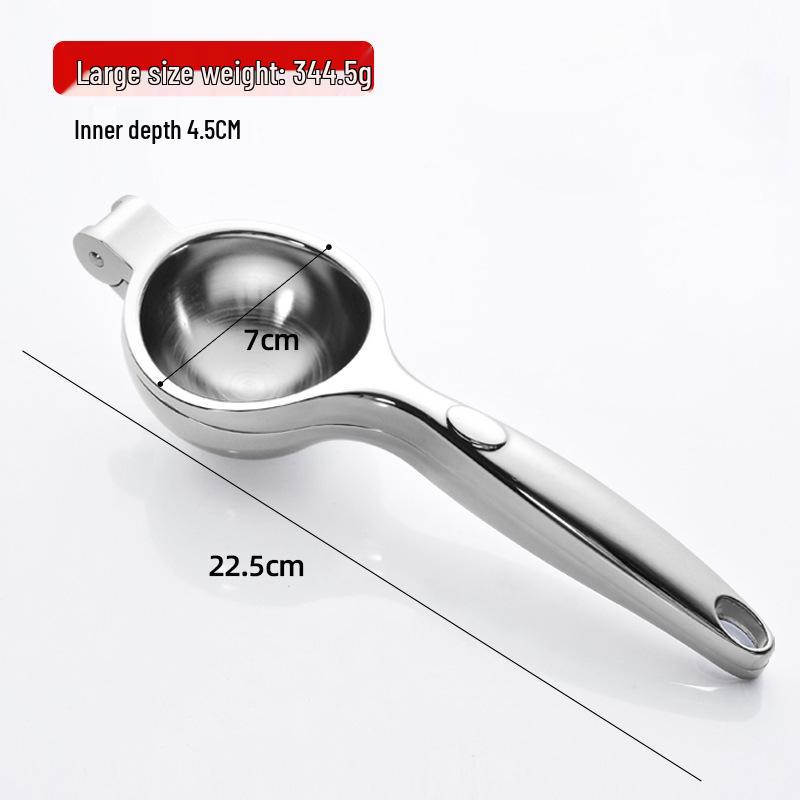 Lemon & Orange Metal Manual Juicer - Freshly Squeezed Fruit Press
