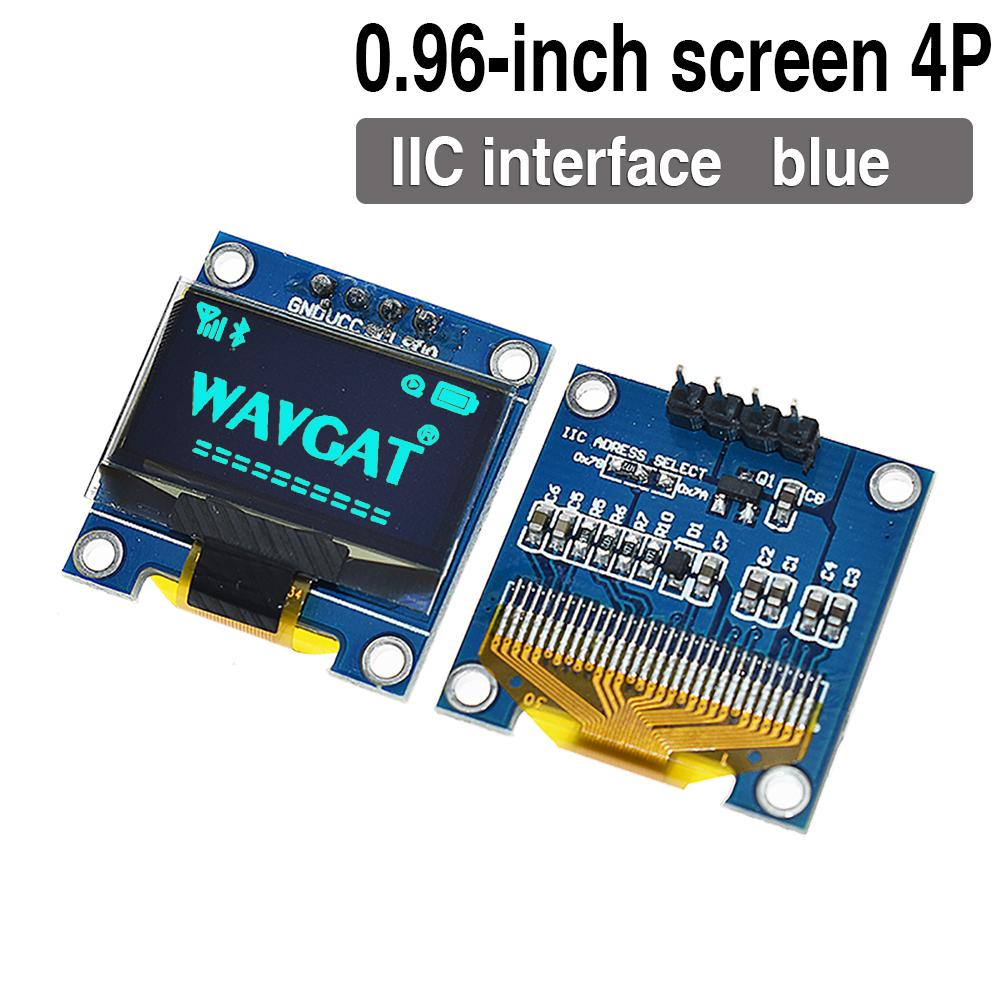 LIZAO 118×61 OLED Display Module 1.91/1.91/1.96 Inch I1C/IIC Serial Interface 1/7Pin White/Yellow/Blue/RGB for Arduino